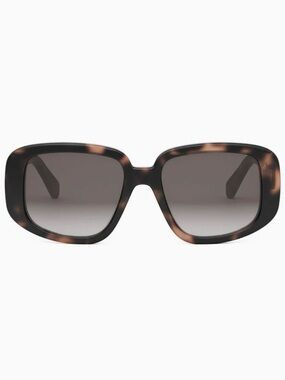 Celine 3 Dots Havana Geometric Sunglasses NWOT